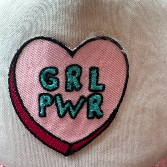 Mother Trucker Hat Co, Girl Power Pink Trucker Hat One Size - Picture 4 of 7